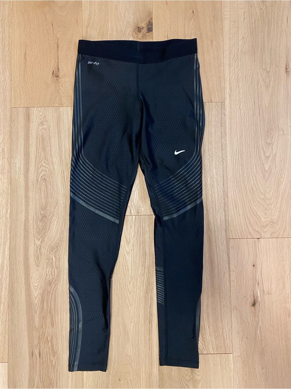Nike Power Speed Dri-Fit Women's Running Compression Tights - Black - Size S